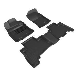 Toyota 4Runner Floor Mat Set - 3D MAXpider - Kagu - Black - `14-`24